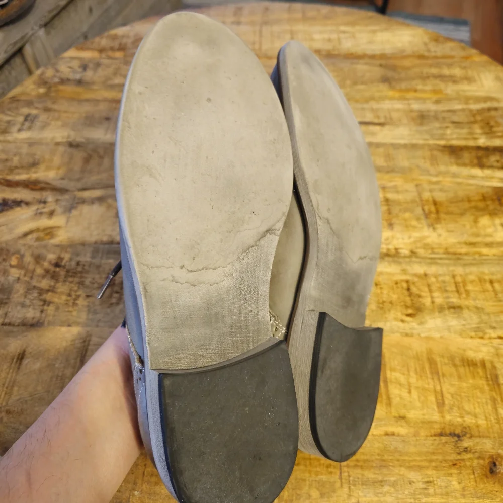 Steve Madden Men's Gray Leather Dress Shoes 